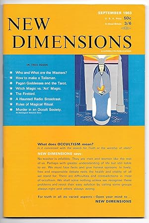 New Dimensions: August/September, 1963