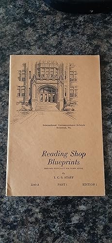 Bild des Verkufers fr Reading Shop Blueprints 2240 A Part 1 Edition 1 zum Verkauf von Darby Jones