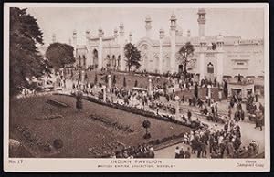 Indian Pavilion Exhibition Wembley Middx Postcard