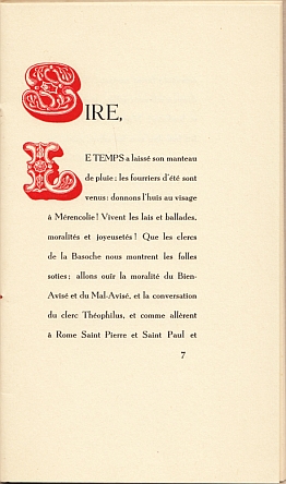 Lettre de Charles d'Orléans à Louis XI pour solliciter la grâce de Villon, menacé de la potence.