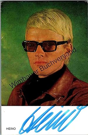 Bild des Verkufers fr Original Autogramm Heino /// Autogramm Autograph signiert signed signee zum Verkauf von Antiquariat im Kaiserviertel | Wimbauer Buchversand