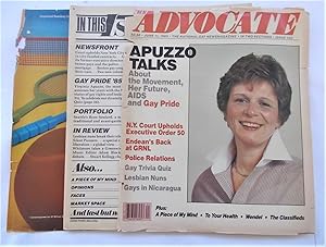 Image du vendeur pour The Advocate (Issue No. 422, June 11, 1985): The National Gay Newsmagazine (formerly "America's Leading") (Newsprint Magazine) (Formerly, The Los Angeles Advocate) mis en vente par Bloomsbury Books