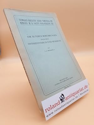 Bild des Verkufers fr Die lteren Berhrungen zwischen Ostseefinnisch und Russisch (= Suomalais-Ugrilaisen Seuran Toimituskia / Memoires de la Societe Finno-Ougrienne LXXV) zum Verkauf von Roland Antiquariat UG haftungsbeschrnkt