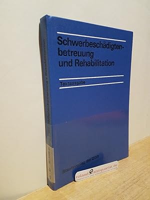 Image du vendeur pour Schwerbeschdigtenbetreuung und Rehabilitation : rechtl. Bestimmungen u. Arbeitsmaterialien ; [Textausg.] / hrsg. vom Ministerium fr Gesundheitswesen u. von d. Akad. fr rztl. Fortbildung d. Dt. Demokrat. Republik. [Zsstellung u. Bearb.: Joachim Mandel .] mis en vente par Roland Antiquariat UG haftungsbeschrnkt