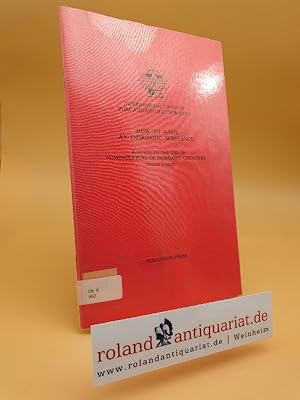 Immagine del venditore per How to name an inorganic substance : being a guide to the use of nomenclature of inorganic chemistry, definitive rules 1970 ; also incorporating a rev. and considerably enlarged section on names for ions and radicals and table of atomic weights 1975 / Internat. Union of Pure and Applied Chemistry, Inorganic Chemistry Div., Comm. on Nomenclature of Inorganic Chemistry venduto da Roland Antiquariat UG haftungsbeschrnkt