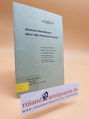 Bild des Verkufers fr Kleines Handbuch ber die Potentiometrie zum Verkauf von Roland Antiquariat UG haftungsbeschrnkt