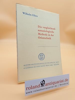 Immagine del venditore per Die vergleichend-semasiologische Methode in der Orientalistik venduto da Roland Antiquariat UG haftungsbeschrnkt