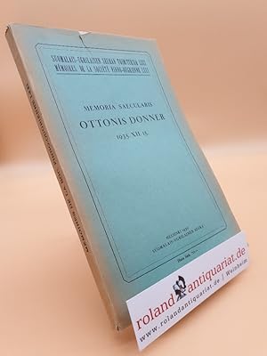 Seller image for Memoria Saecularis Ottonis Donner 1935. XII. 15. (= Suomalais-Ugrilaisen Seuran Toimituskia / Memoires de la Societe Finno-Ougrienne LXXI) for sale by Roland Antiquariat UG haftungsbeschrnkt