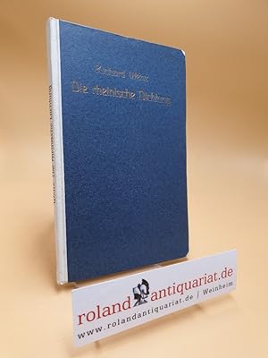 Seller image for Die rheinische Dichtung. Eine bersicht. for sale by Roland Antiquariat UG haftungsbeschrnkt
