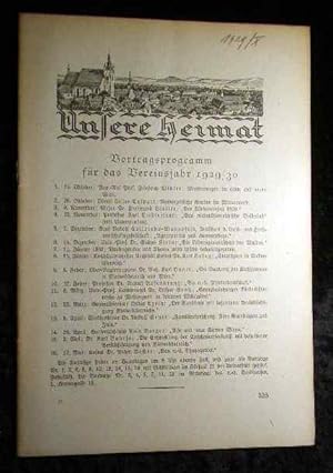 Bild des Verkufers fr Unsere Heimat. - Neue Folge Jahrgang II., 1929, Nr. 10 - Monatsblatt des Vereines fr Landeskunde und Heimatschutz von Niedersterreich und Wien. zum Verkauf von Roland Antiquariat UG haftungsbeschrnkt