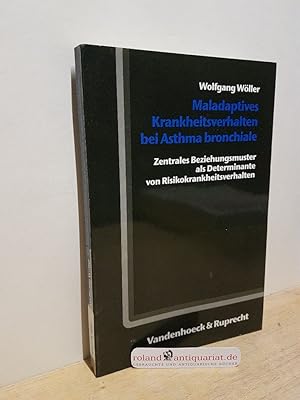 Immagine del venditore per Maladaptives Krankheitsverhalten bei Asthma bronchiale : zentrales Beziehungsmuster als Determinante von Risikokrankheitsverhalten ; mit Tabellen / Wolfgang Wller / Zeitschrift fr psychosomatische Medizin und Psychoanalyse / Monographie der Zeitschrift fr psychosomatische Medizin und Psychoanalyse ; Nr. 22 venduto da Roland Antiquariat UG haftungsbeschrnkt