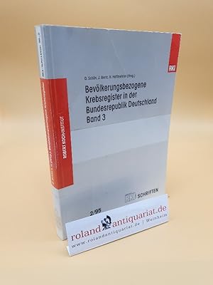 Seller image for Bevlkerungsbezogene Krebsregister in der Bundesrepublik Deutschland Teil: Bd. 3 / Robert-Koch-Institut: RKI-Schriften ; 95,2 for sale by Roland Antiquariat UG haftungsbeschrnkt