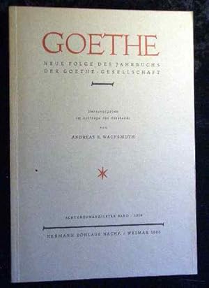 Seller image for Goethe-Jahrbuch 28. Band 1966. for sale by Roland Antiquariat UG haftungsbeschrnkt