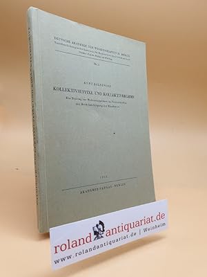 Seller image for Kollektivsuffixe und Kollektivbegriff. Ein Beitrag zur Bedeutungslehre im Franzsischen mit Bercksichtigung der Mundarten. for sale by Roland Antiquariat UG haftungsbeschrnkt