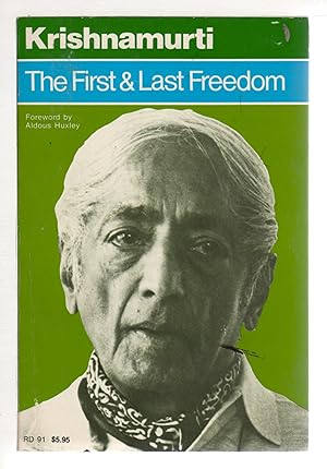 Seller image for THE FIRST AND LAST FREEDOM. for sale by Bookfever, IOBA  (Volk & Iiams)