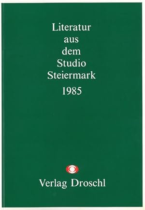 Bild des Verkufers fr Literatur aus dem Studio Steiermark 1985: Mitschnitt 1 zum Verkauf von Versandantiquariat Felix Mcke