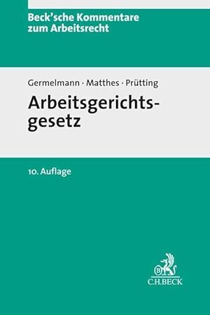 Seller image for Arbeitsgerichtsgesetz for sale by moluna