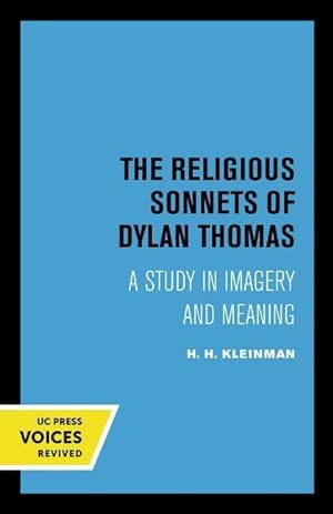 Bild des Verkufers fr The Religious Sonnets of Dylan Thomas zum Verkauf von moluna