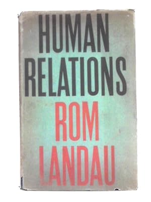 Seller image for Human Relations for sale by World of Rare Books