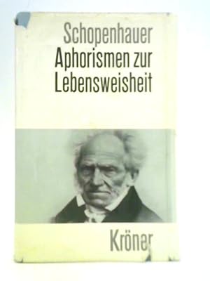 Immagine del venditore per Aphorismen zur Lebensweisheit venduto da World of Rare Books
