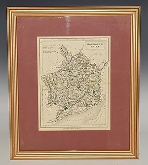 Bild des Verkufers fr Monmouthshire. Original Hand Coloured Engraved Map. zum Verkauf von PROCTOR / THE ANTIQUE MAP & BOOKSHOP