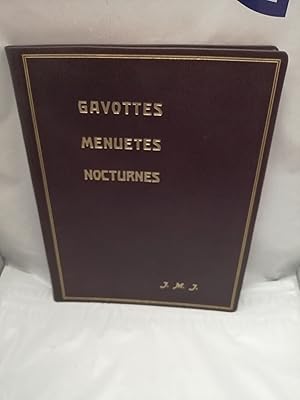 Immagine del venditore per COLLECTION LITOLFF. 3 Libros en un solo tomo, encuadernados en piel: Gavottes Clbres Transcrites Pour Piano / Menuet Clbres Transcrites Pour Piano / Nocturnes lbum 12 Beruhmte nocturnes fur das pianoforte venduto da Libros Angulo