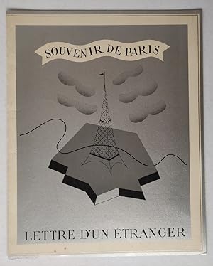 Souvenir de Paris. Lettre d'un étranger.