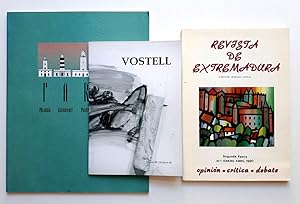 Bild des Verkufers fr Wolf Vostell - Galera Nuble - Santander, Cantabria 2008 / Fars - Antoni Miralda, Josep Guinovart, Vostell, Leopoldo Irriguible - Centre de Cultura Sa Nostra, Palma 1993 / Revista de Extremadura - El Archivo Happening & Fluxus de Wolf Vostell - 3 Titel zum Verkauf von Verlag IL Kunst, Literatur & Antiquariat