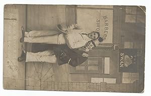 Mr. O'Neill Outside Barber Shop Sign The Swan