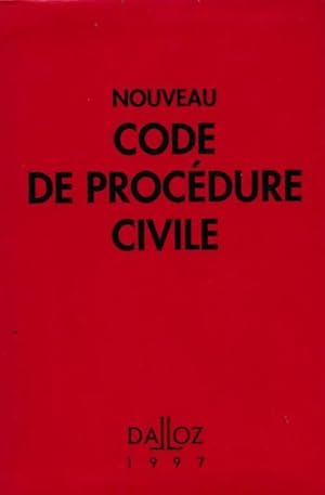 Immagine del venditore per Nouveau code de procdure civile 1997 - Collectif venduto da ChouetteCoop
