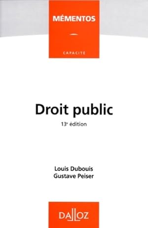 Droit public - Dubouis