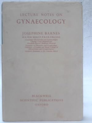 Bild des Verkufers fr Lecture Notes on Gynaecology zum Verkauf von World of Rare Books