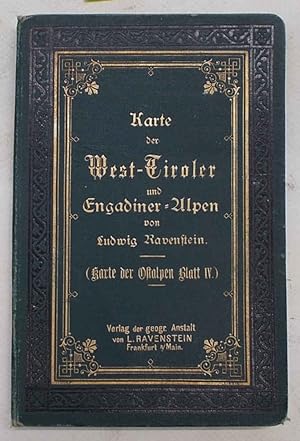 Karte der West-Tiroler und Engadiner Alpen. (Karte der Ost-Alpen in 9 Blattern, Blatt IV).