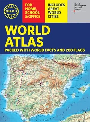 Bild des Verkufers fr Philip's RGS World Atlas (A4) : with Global Cities, Facts and Flags zum Verkauf von Smartbuy