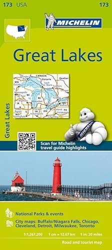 Bild des Verkufers fr Michelin Great Lakes Map zum Verkauf von Smartbuy