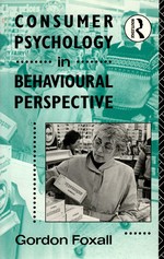 Imagen del vendedor de Consumer Psychology in Behavioural Perspective (Consumer Research & Policy Series) a la venta por Mom's Resale and Books