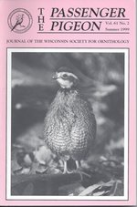 Seller image for Volume 61 No.2 The Passenger Pigeon Journal Of The Wisconsin Society For Ornithology Including JBAld Eagles Nest In Heron Rookery In The Apostle Islands for sale by Mom's Resale and Books
