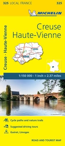 Imagen del vendedor de Creuse, Haute-Vienne - Michelin Local Map 325 : Map a la venta por Smartbuy