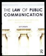 Seller image for The Law of Public Communication for sale by Mom's Resale and Books