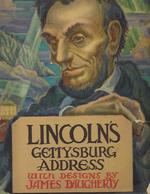 Seller image for 1947 Daugherty ABRAHAM LINCOLN'S GETTYSBURG ADDRESS HB/DJ Color Illustrated Book for sale by Mom's Resale and Books