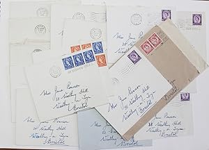 Seller image for Seventeen Original Written Envelopes by Isobel Baillie all to a June Pearson for sale by Lasting Words Ltd