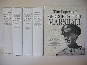 Imagen del vendedor de The Papers of George Catlett Marshall, (All Four Volumes in a Slipcase) a la venta por ARABESQUE BOOKS