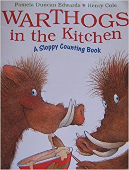 Seller image for WARTHOGS in the kitchen a sloppy counting book for sale by Reliant Bookstore