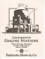 Bild des Verkufers fr LOCOMOTIVE COALING STATIONS: Yard Storage Systems Cinder Conveyors Sand Plants zum Verkauf von Mom's Resale and Books