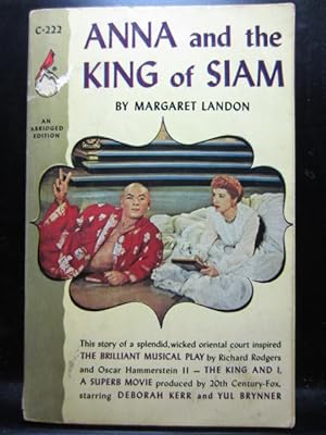 Image du vendeur pour ANNA AND THE KING OF SIAM mis en vente par The Book Abyss
