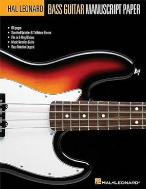 Imagen del vendedor de Hal Leonard Bass Guitar Manuscript Paper a la venta por Smartbuy