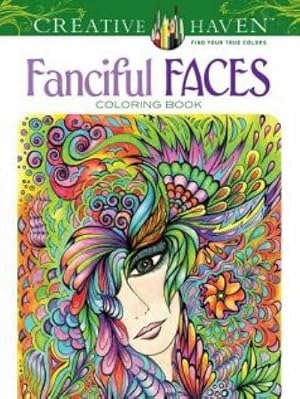 Bild des Verkufers fr Creative Haven Fanciful Faces Coloring Book zum Verkauf von Smartbuy