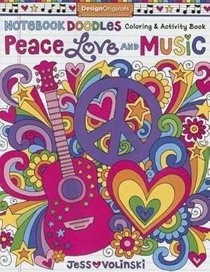 Bild des Verkufers fr Notebook Doodles Peace, Love, and Music: Coloring & Activity Book zum Verkauf von Smartbuy