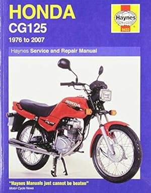 Imagen del vendedor de Honda CG125 (1976-2000) Service and Repair Manual (Haynes Service and Repair Manuals) a la venta por WeBuyBooks