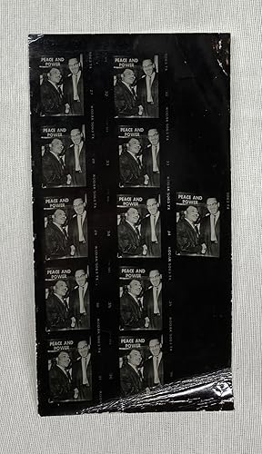 [BLACK HISTORY] [PHOTOGRAPHY] Contact sheet containing 11 prints of the famous image of D.r Marti...